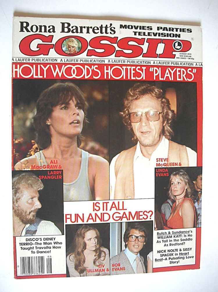 Rona Barrett's Gossip magazine - Hollywood's Hottest Players cover (August 1979)