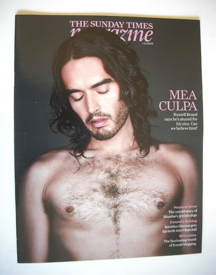 The Sunday Times magazine - Russell Brand cover (1 November 2009)