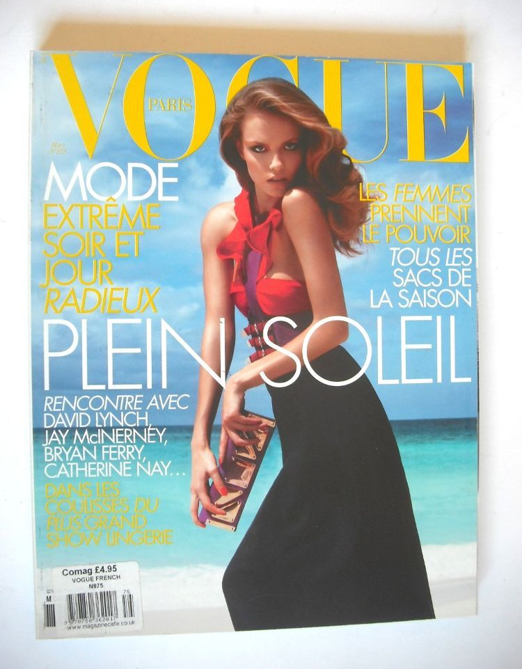 <!--2007-03-->French Paris Vogue magazine - March 2007 - Natasha Poly cover