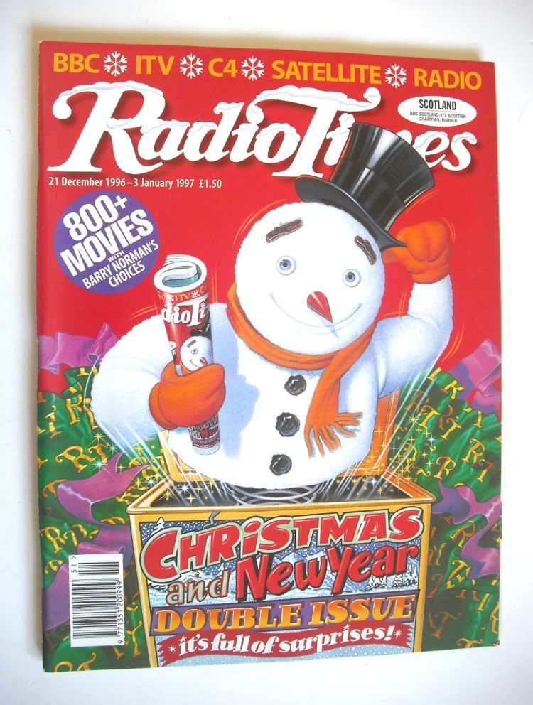 Radio Times magazine - Christmas Issue (21 December 1996 - 3 January 1997, Scotland Ed.)