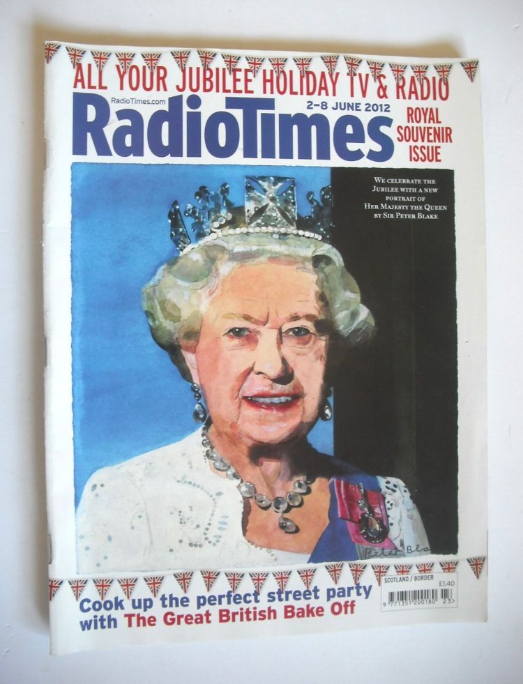 Radio Times magazine - The Queen cover (2-8 June 2012)