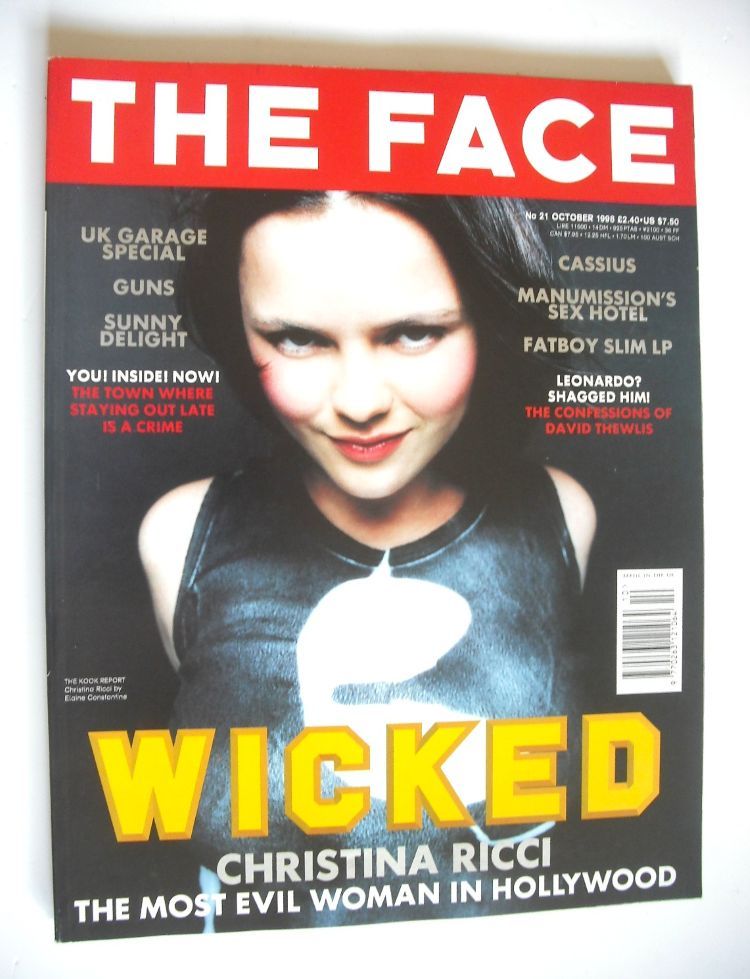 The Face magazine - Christina Ricci cover (October 1998 - Volume 3 No. 21)