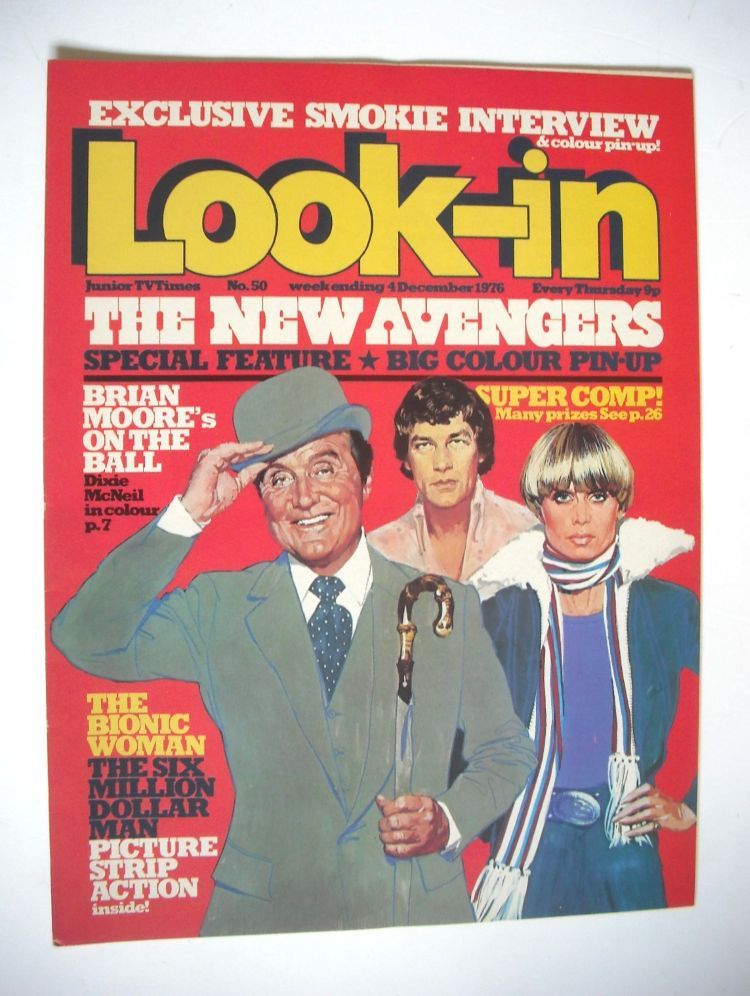 Look In magazine - The New Avengers cover (4 December 1976)