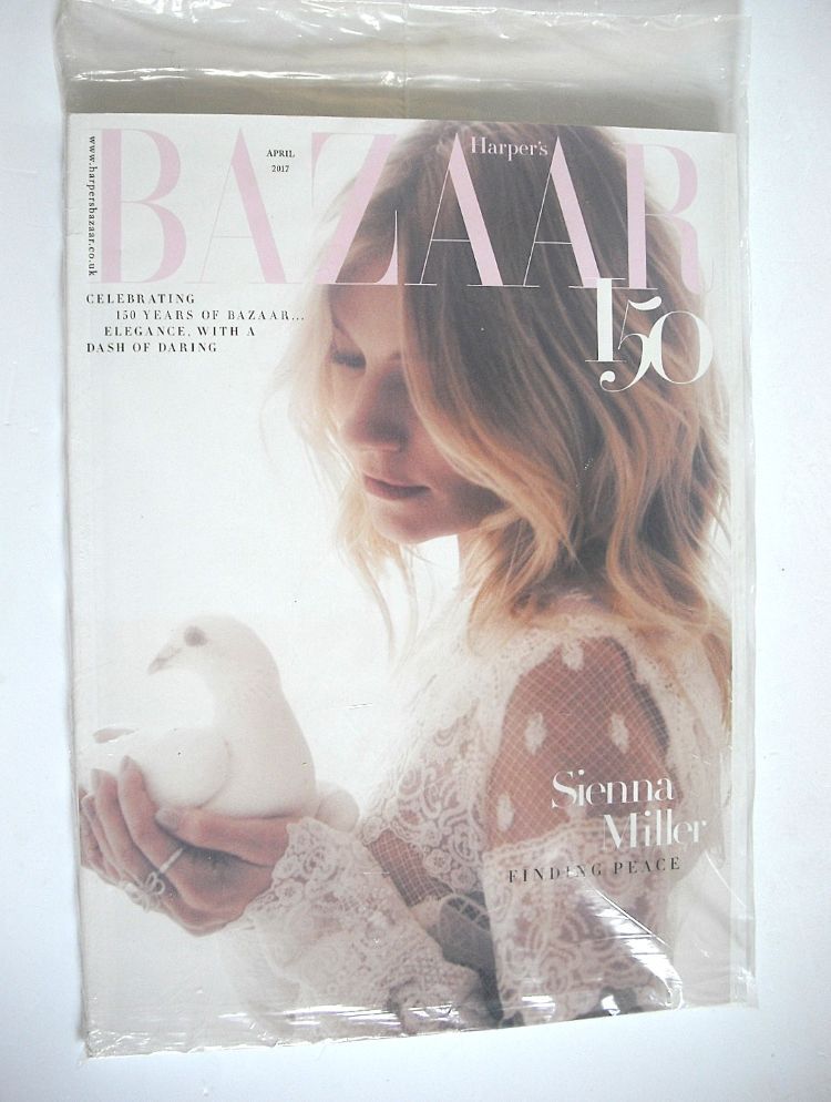 Harper's Bazaar magazine - April 2017 - Sienna Miller cover (Subscriber's Issue)