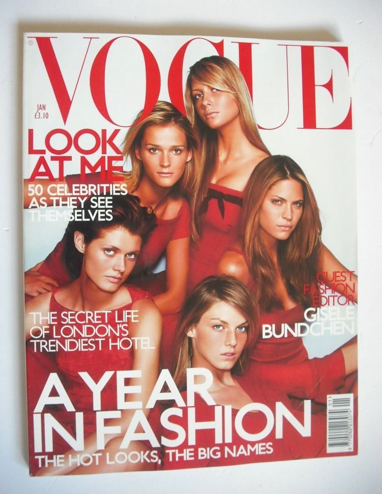 British Vogue magazine - January 2001