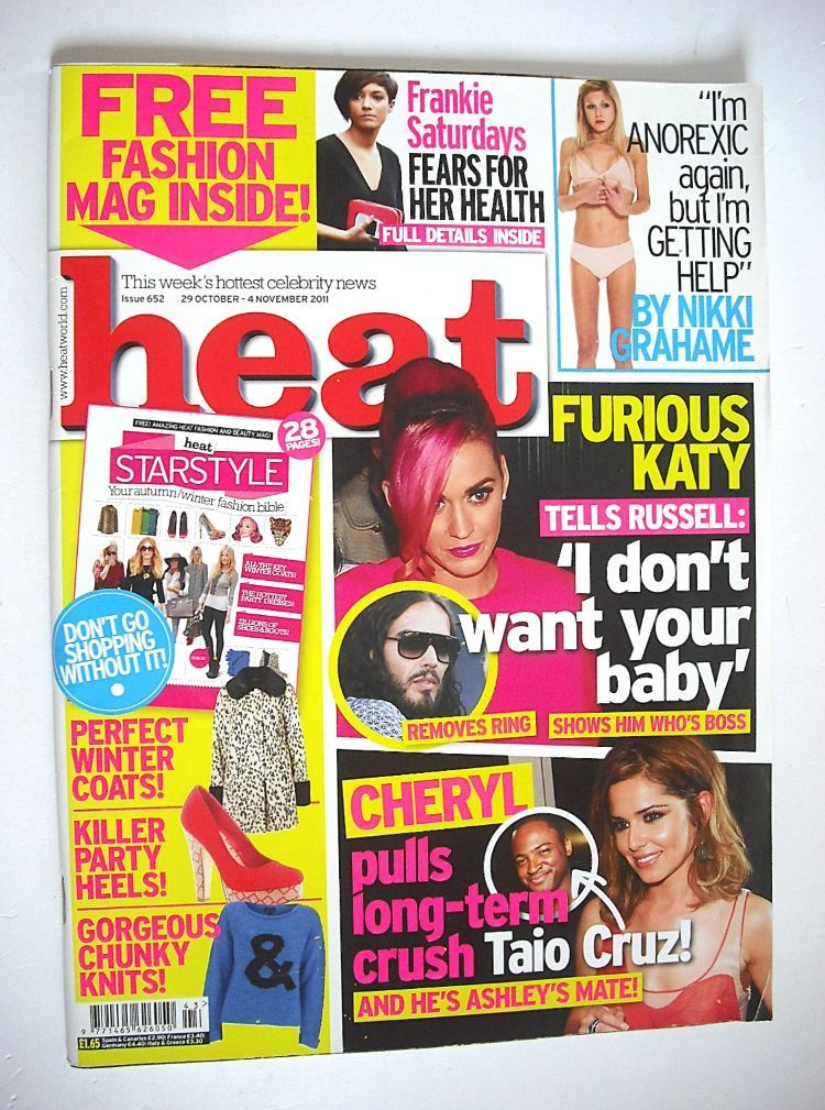 Heat magazine - Katy Perry cover (29 October - 4 November 2011)