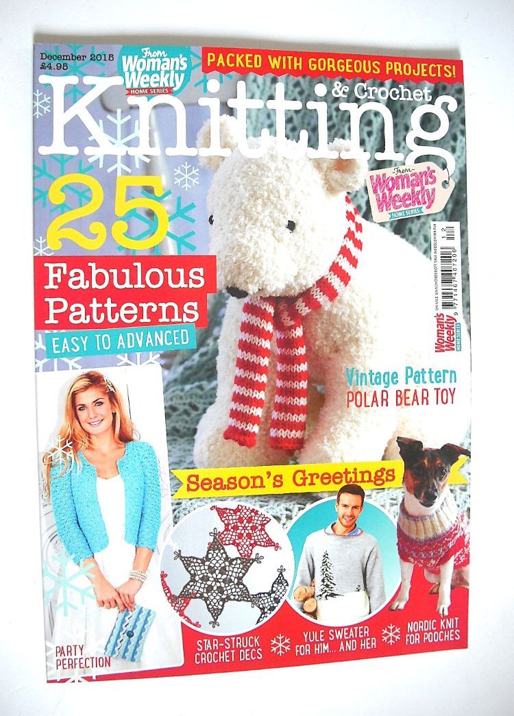 Woman's Weekly Knitting and Crochet magazine (December 2015)