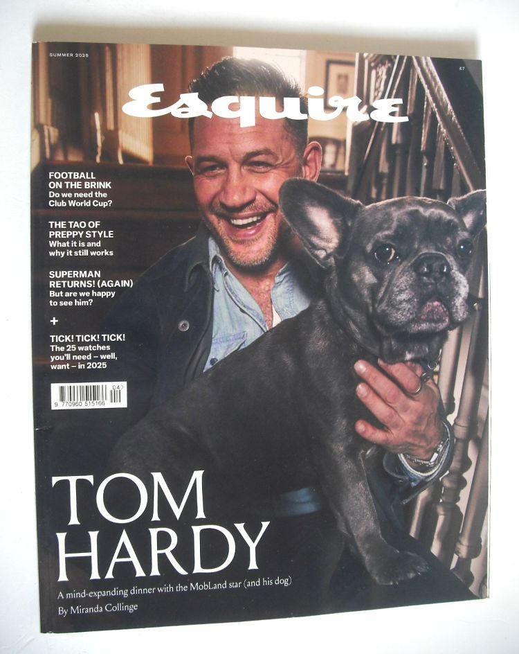 Esquire magazine - Tom Hardy cover (Summer 2025)