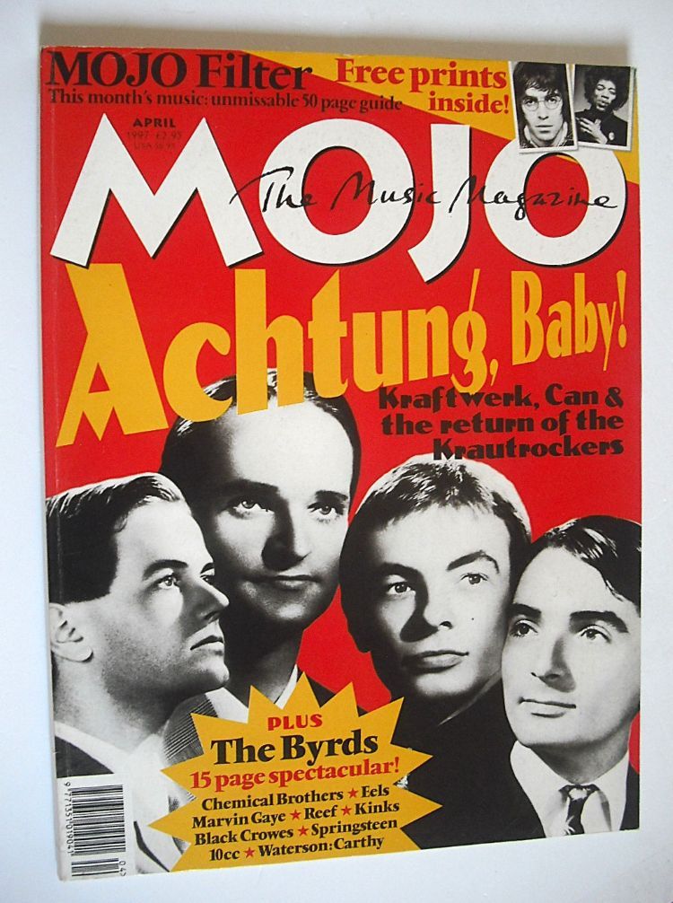 MOJO magazine - Achtung, Baby! cover (April 1997 - Issue 41)