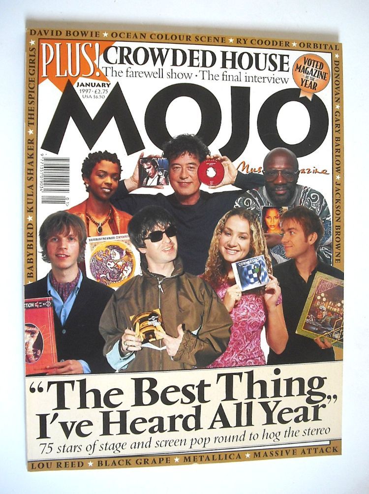 MOJO magazine - The Best Thing I've Heard All Year cover (January 1997 - Issue 38)