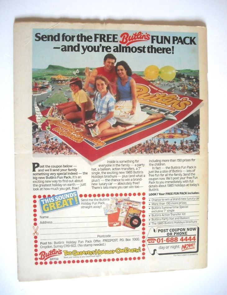 Radio Times magazine - Christmas cover (22 December 1984 - 4 January 1985)