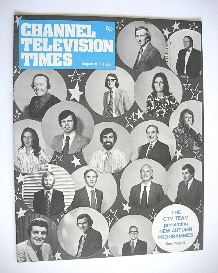 CTV Times magazine - 31 August - 6 September 1974 - The CTV Team cover