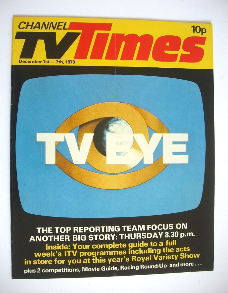 CTV Times magazine - 1-7 December 1979 - TV Eye cover