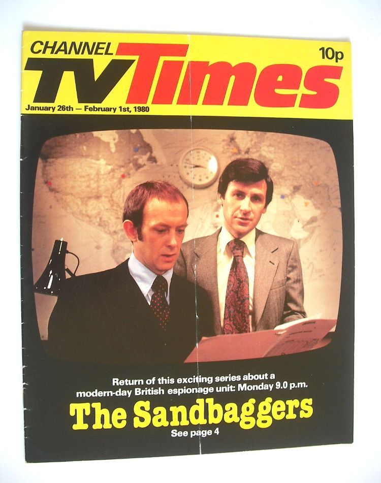 CTV Times magazine - 26 January - 1 February 1980 - The Sandbaggers cover