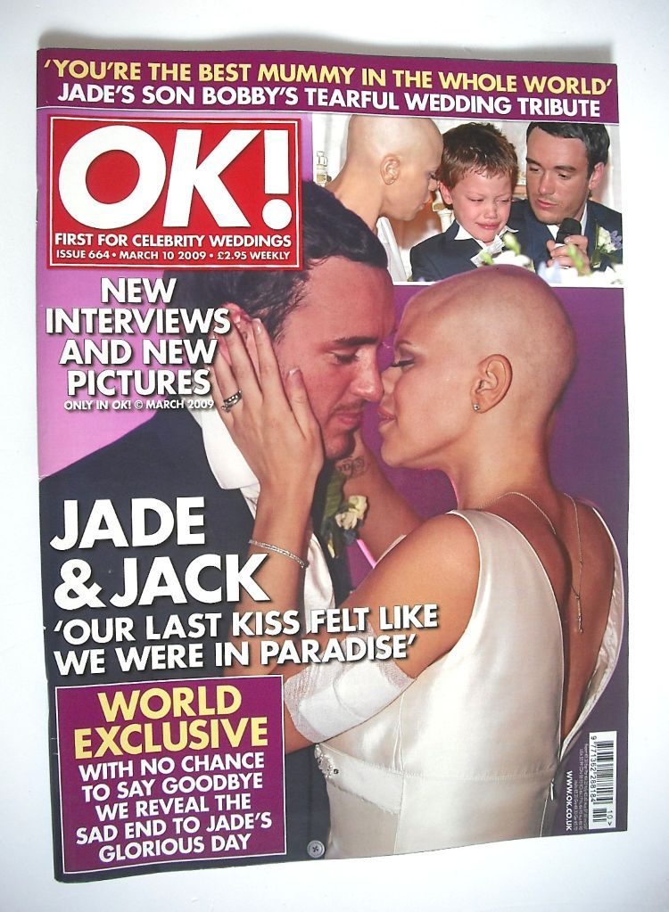 <!--2009-03-10-->OK! magazine - Jade Goody and Jack Tweed wedding cover (10