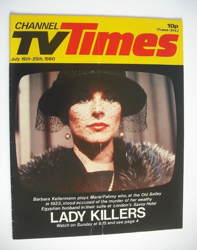 CTV Times magazine - 19-25 July 1980 - Barbara Kellermann cover