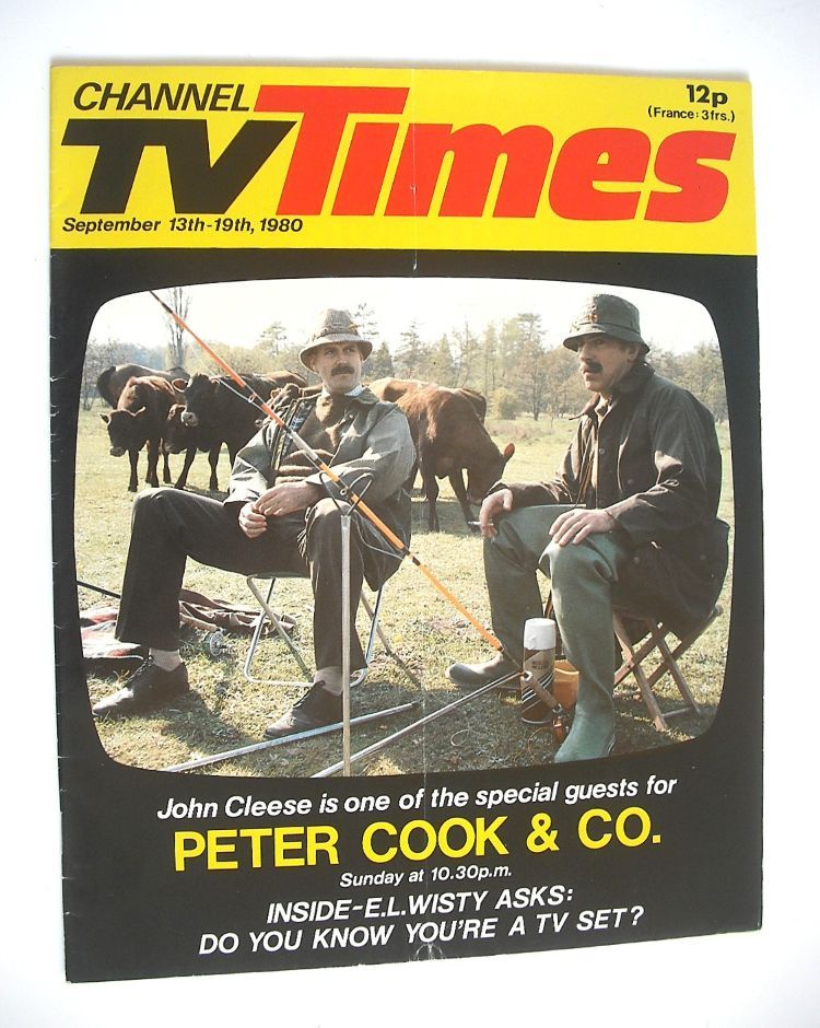 CTV Times magazine - 13-19 September 1980 - Peter Cook & John Cleese cover