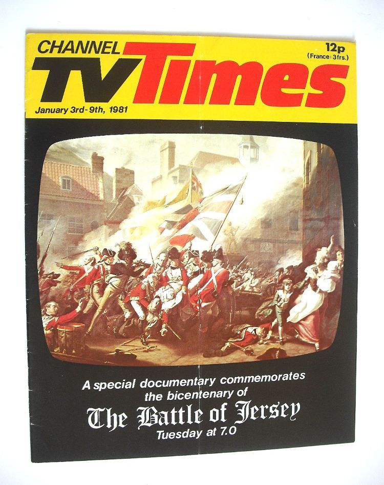 CTV Times magazine - 3-9 January 1981 - The Battle Of Jersey cover