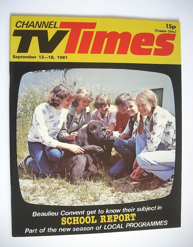 CTV Times magazine - 12-18 September 1981 - Beaulieu Convent Girls cover