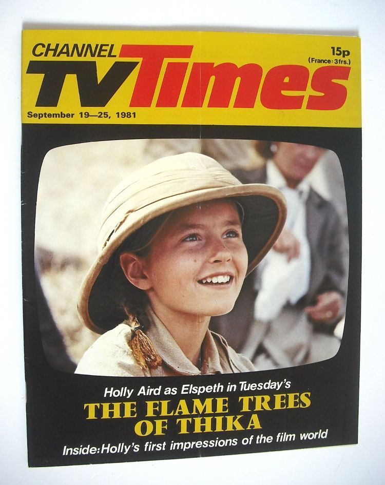 CTV Times magazine - 19-25 September 1981 - Holly Aird cover