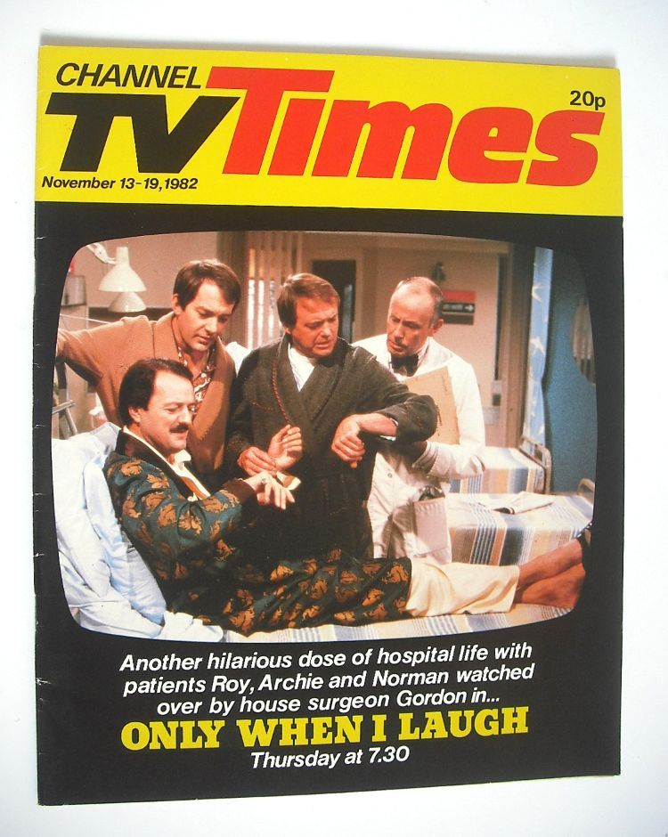 CTV Times magazine - 13-19 November 1982 - Only When I Laugh cover