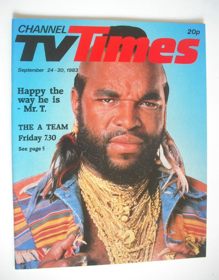 CTV Times magazine - 24-30 September 1983 - Mr T cover