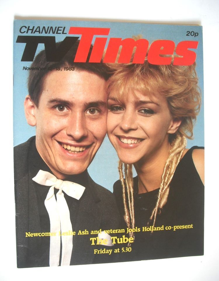 CTV Times magazine - 12-18 November 1983 - Jools Holland and Leslie Ash cover
