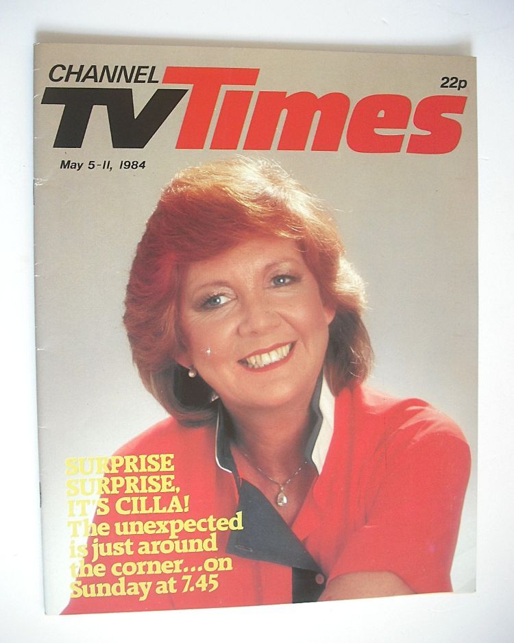 CTV Times magazine - 5-11 May 1984 - Cilla Black cover