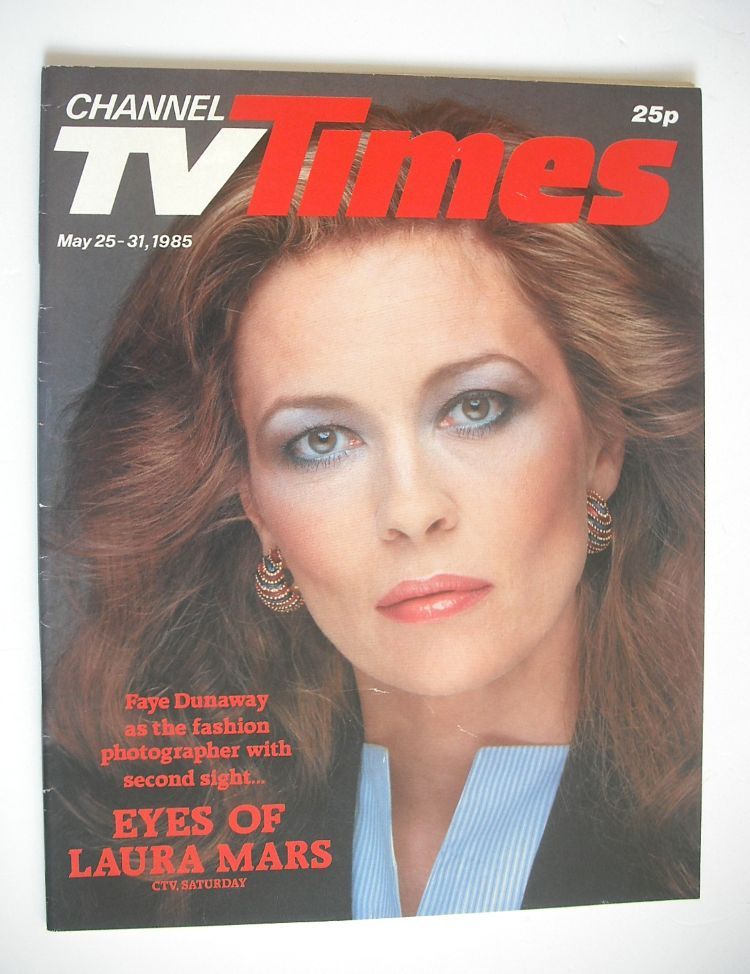 CTV Times magazine - 25-31 May 1985 - Faye Dunaway cover