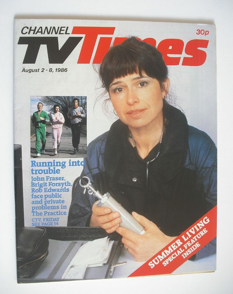CTV Times magazine - 2-8 August 1986 - Brigit Forsyth cover