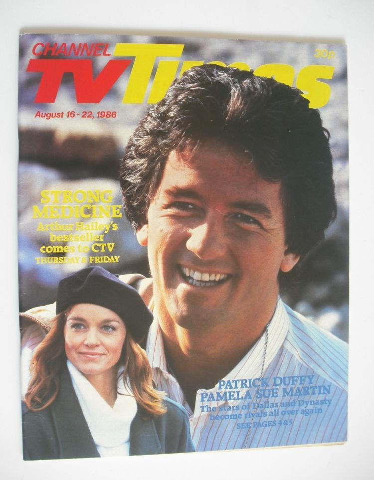 CTV Times magazine - 16-22 August 1986 - Patrick Duffy cover