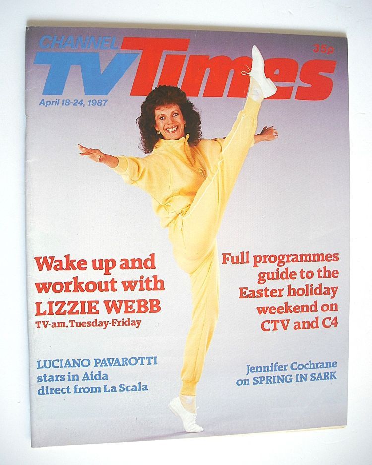 CTV Times magazine - 18-24 April 1987 - Lizzie Webb cover