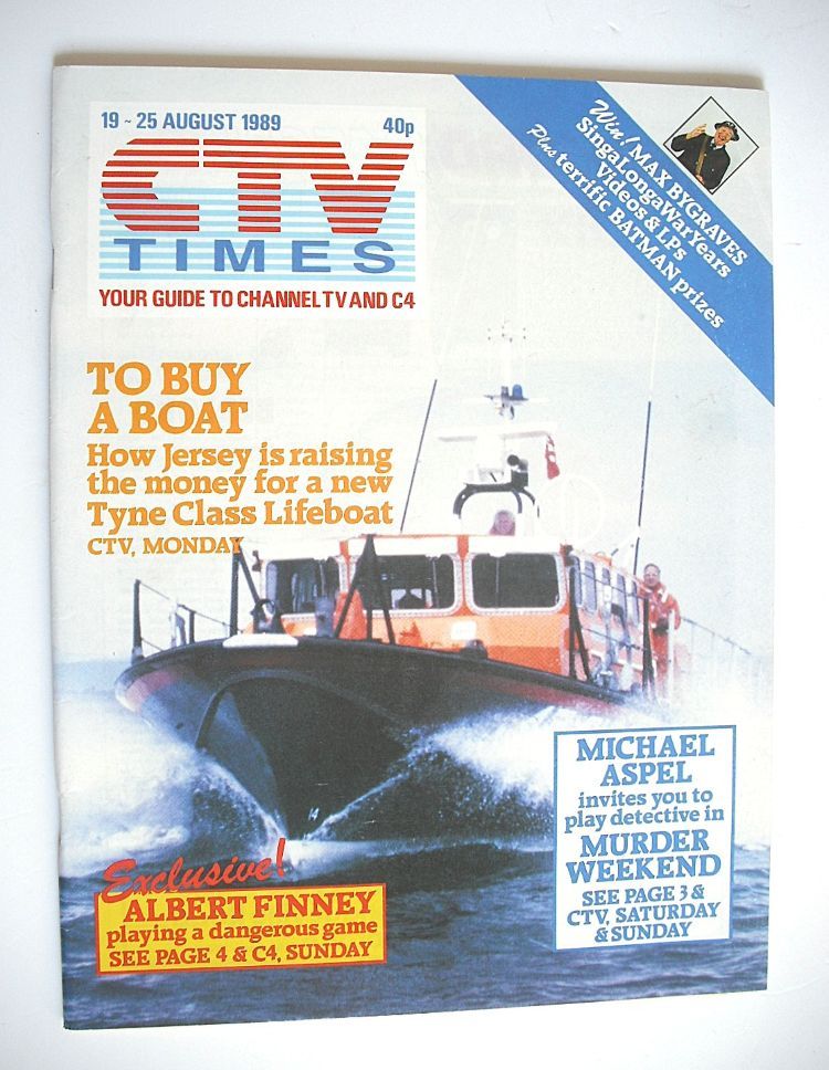 CTV Times magazine - 19-25 August 1989 - To Buy A Boat cover