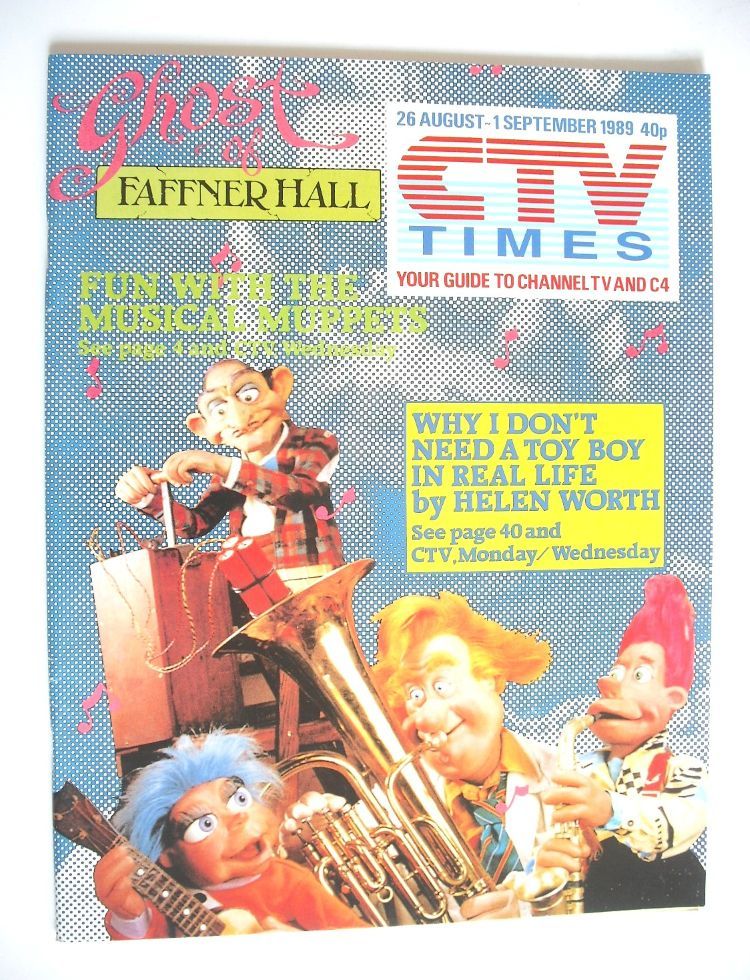 CTV Times magazine - 26 August - 1 September 1989 - The Musical Muppets cover