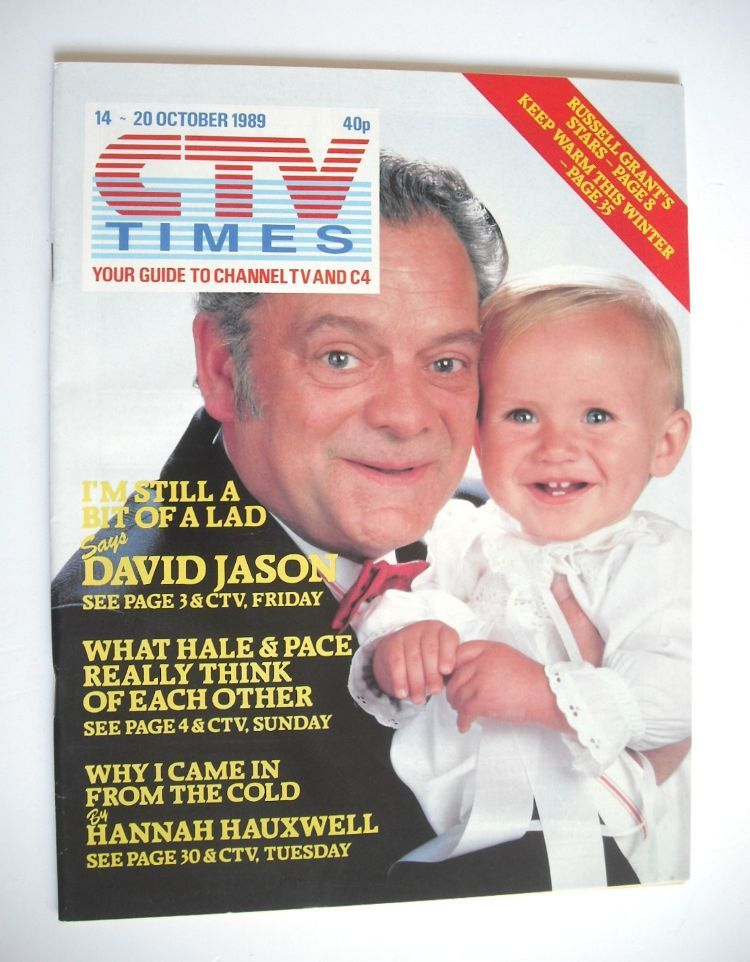 CTV Times magazine - 14-20 October 1989 - David Jason cover