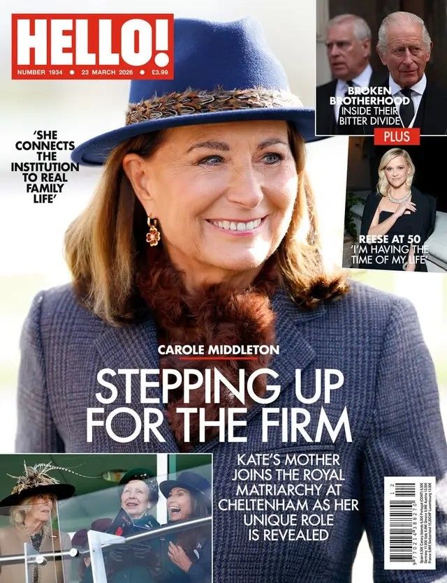 Hello! magazine - Carole Middleton cover (23 March 2026 - Issue 1934)