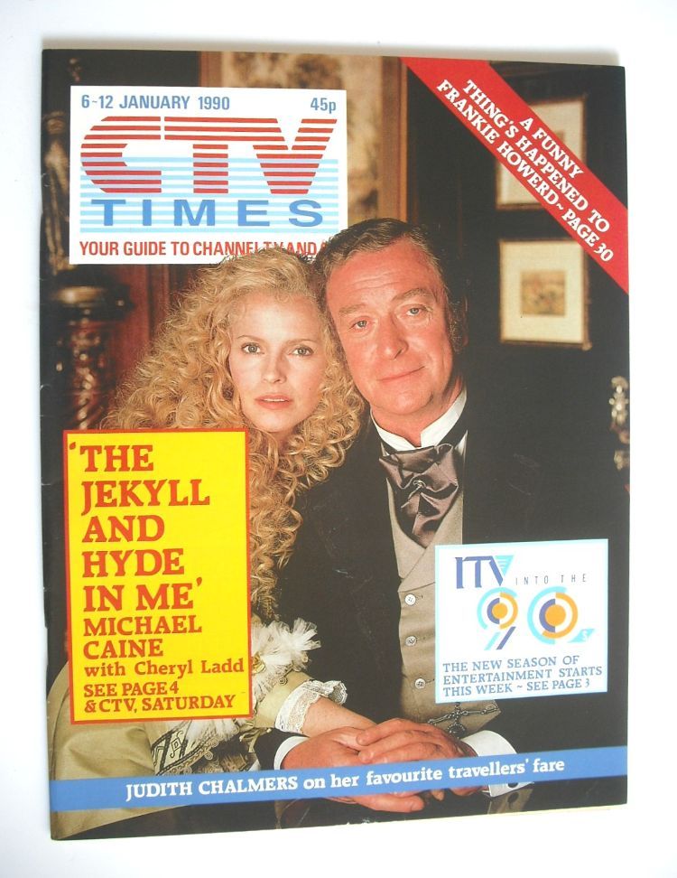 CTV Times magazine - 6-12 January 1990 - Michael Caine and Cheryl Ladd cover