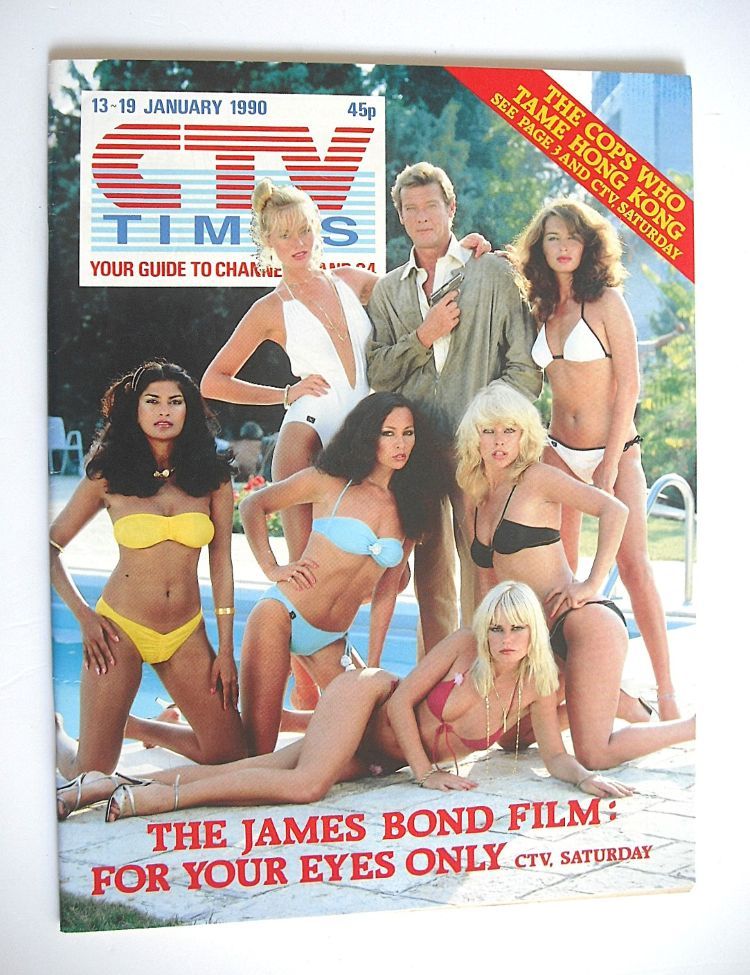 CTV Times magazine - 13-19 January 1990 - For Your Eyes Only cover