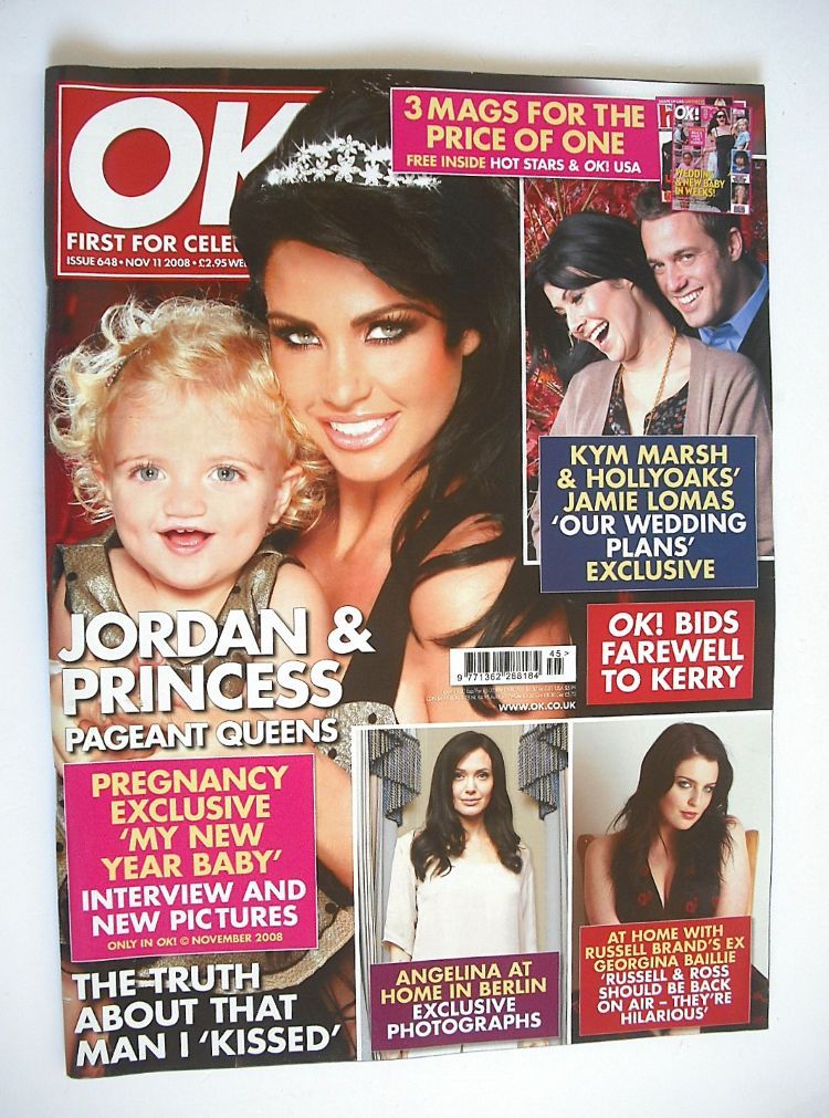 OK! magazine - Jordan cover (11 November 2008 - Issue 648)