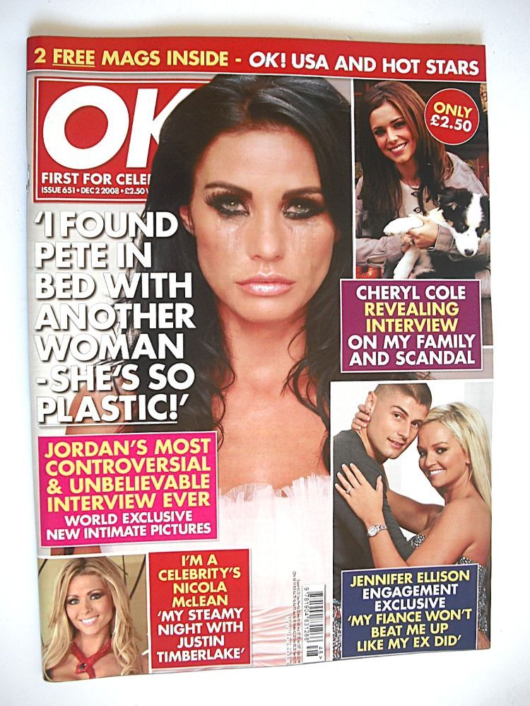 OK! magazine - Jordan cover (2 December 2008 - Issue 651)
