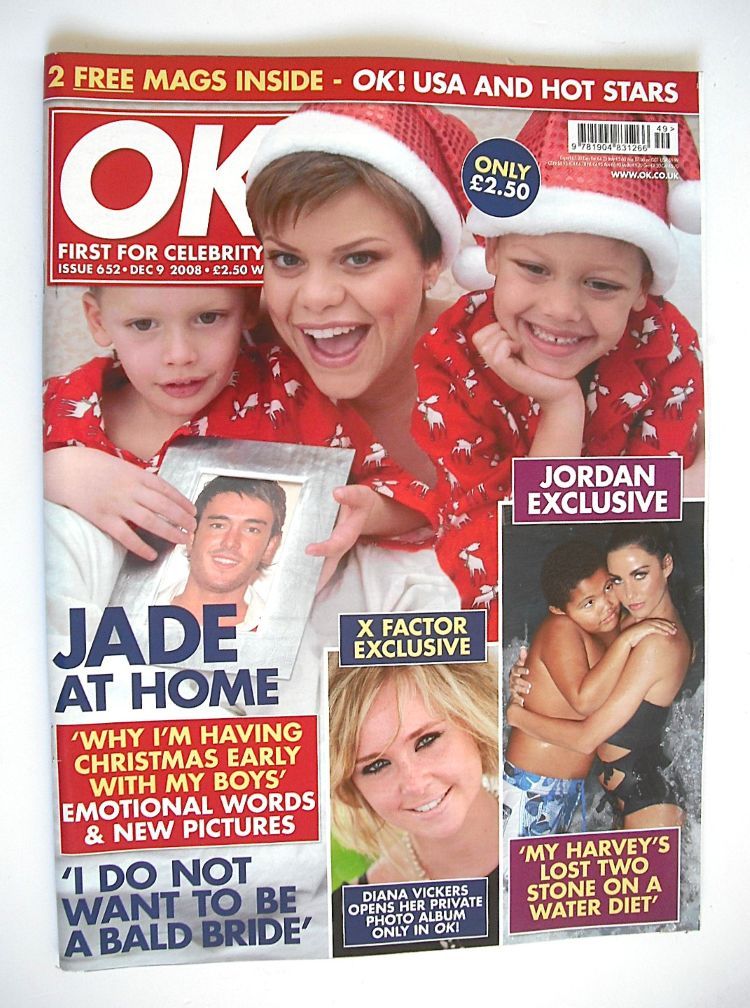 OK! magazine - Jade Goody cover (9 December 2008 - Issue 652)
