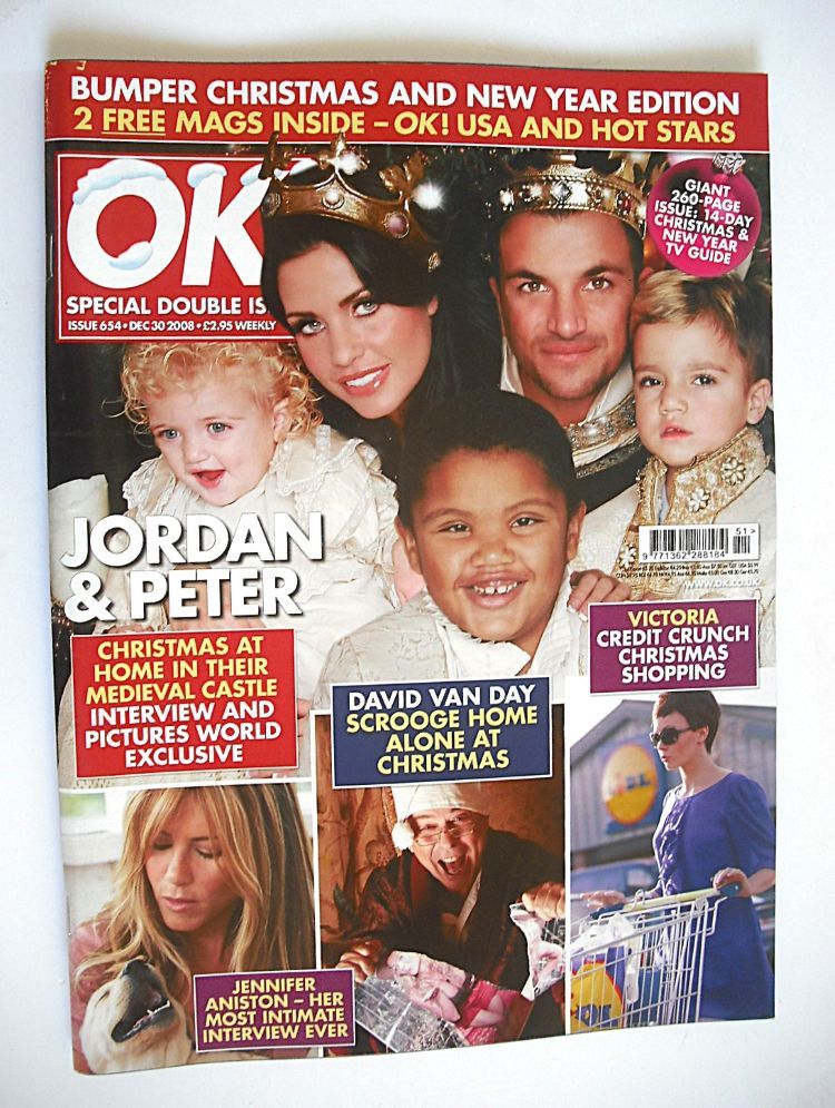 <!--2008-12-30-->OK! magazine - Jordan Katie Price and Peter Andre and fami
