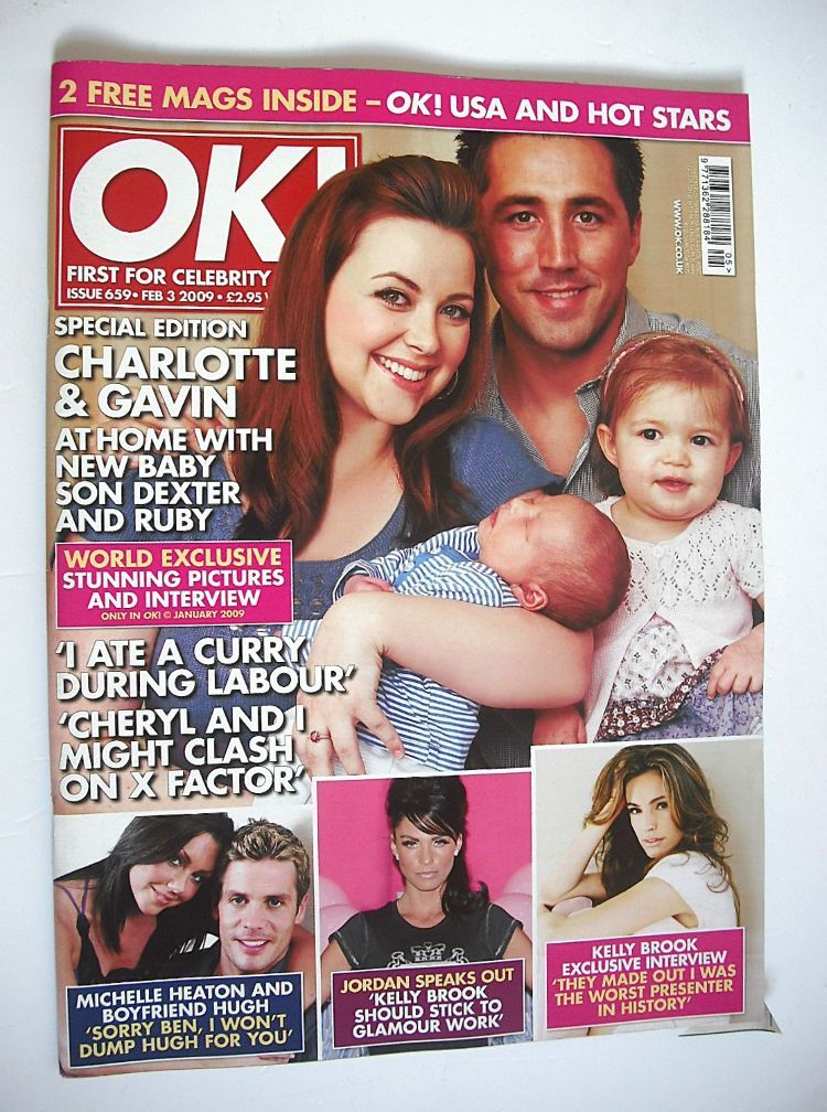 OK! magazine - Gavin Henson and Charlotte Church cover (3 February 2009 - Issue 659)