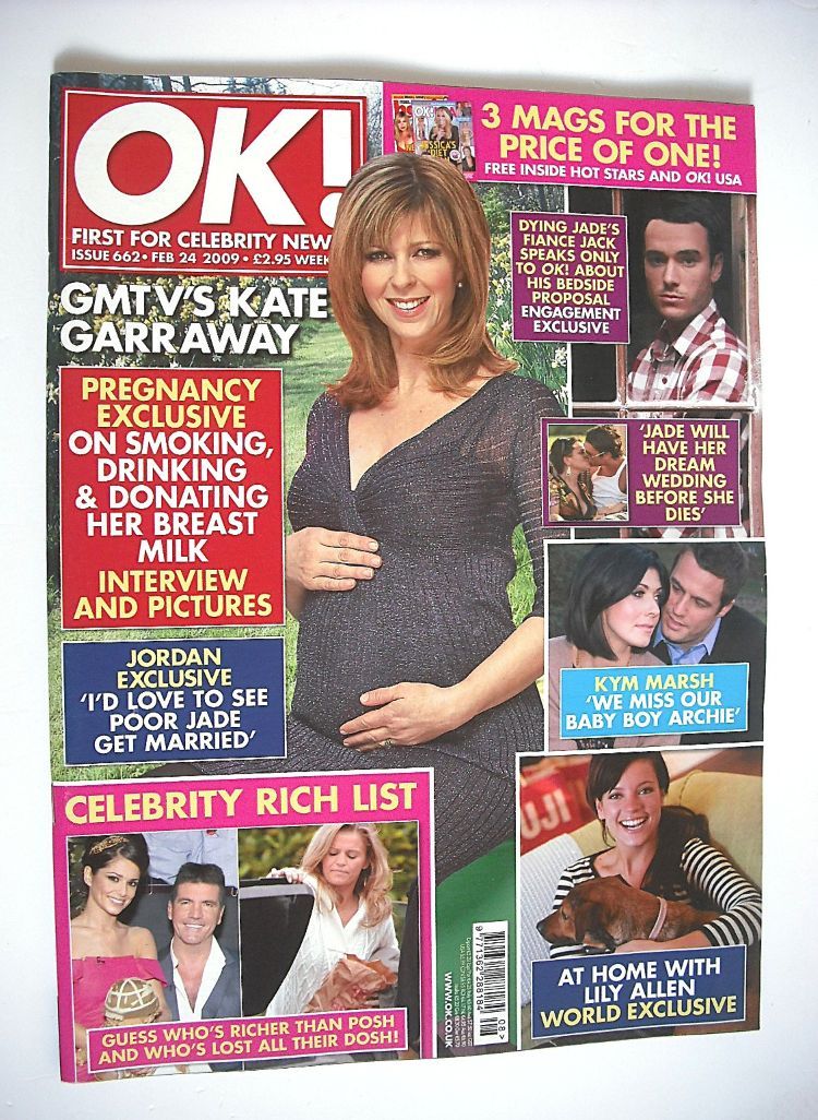 OK! magazine - Kate Garraway cover (24 February 2009 - Issue 662)