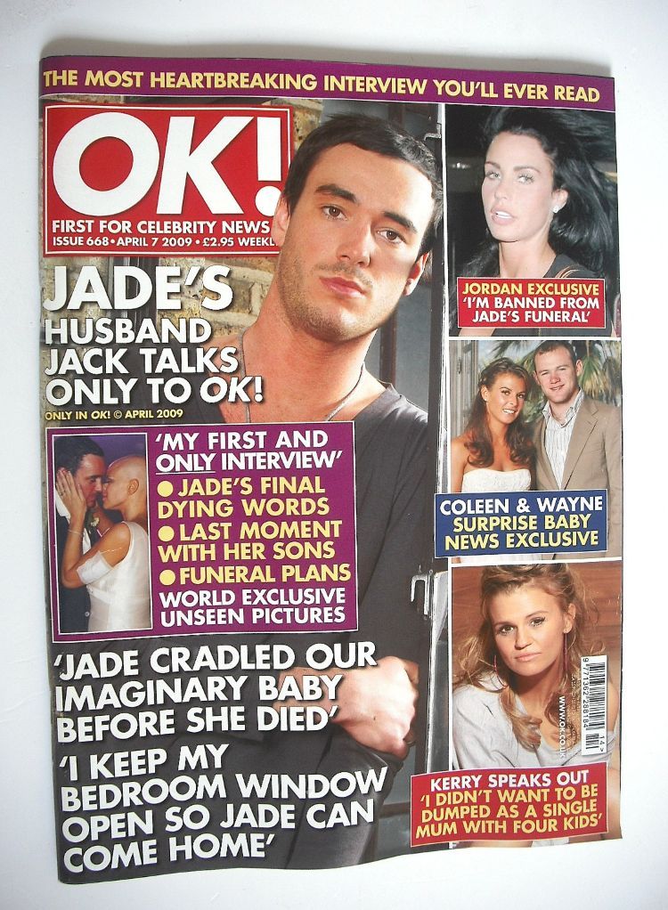 <!--2009-04-07-->OK! magazine - Jack Tweed cover (7 April 2009 - Issue 668)
