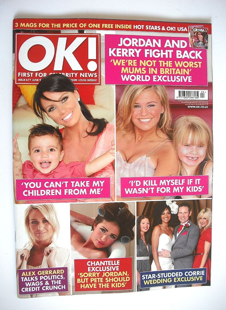 OK! magazine - Kerry Katona & Jordan cover (9 June 2009 - Issue 677)