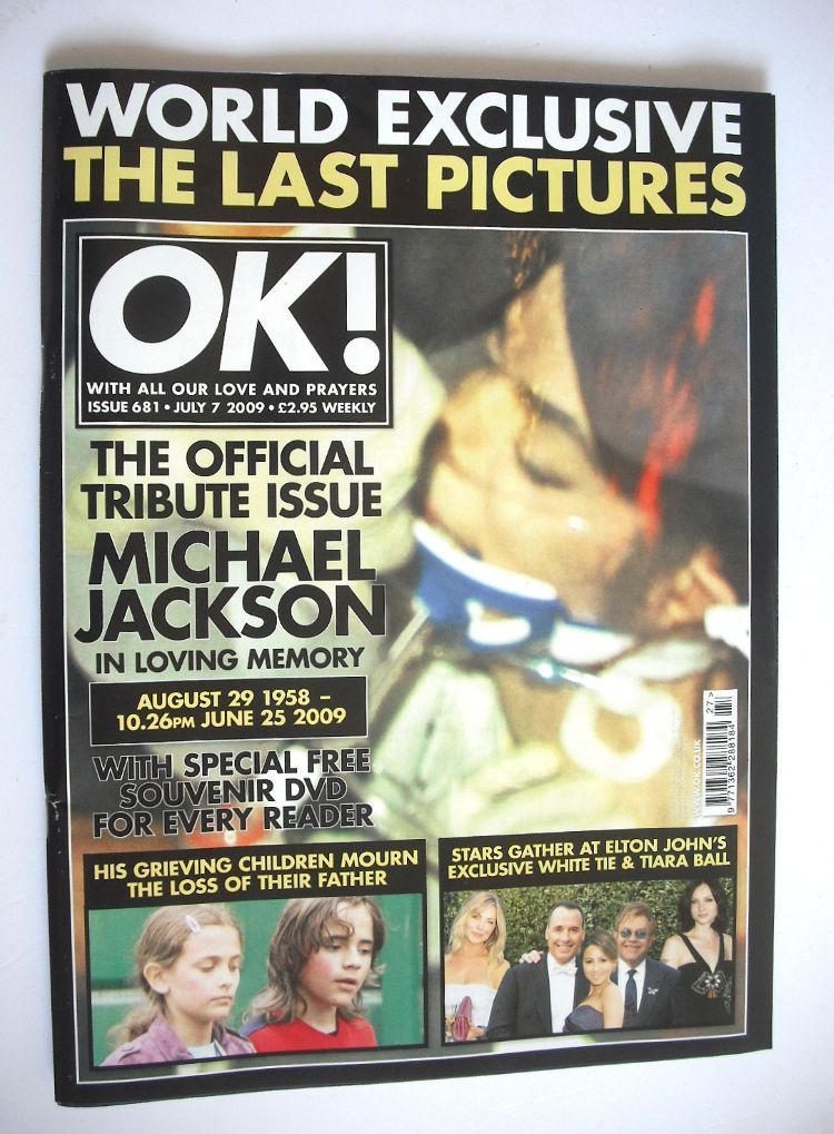OK! magazine - Michael Jackson cover (7 July 2009 - Issue 681)
