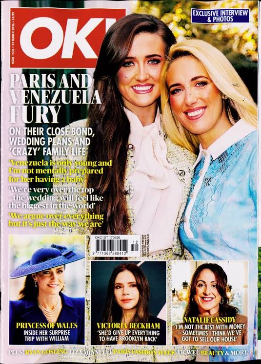 OK! magazine - Paris and Venezuela Fury cover (23 March 2026 - Issue 1536)