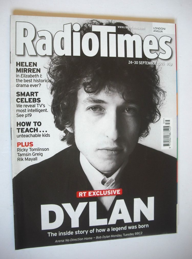 <!--2005-09-24-->Radio Times magazine - Bob Dylan cover (24-30 September 20