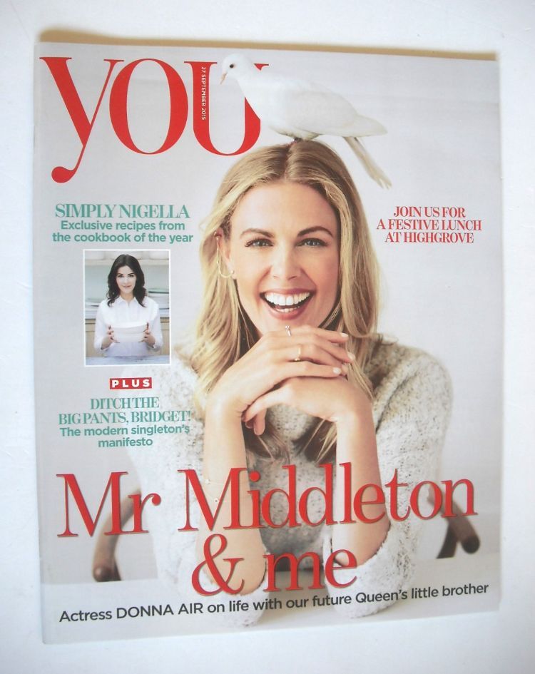 You magazine - Donna Air cover (27 September 2015)